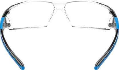 Ironwear 3085 Safety Glasses Anti-Fog ANSI Z87 Compliant with UVA and UVB Protection - color: Blue,clear