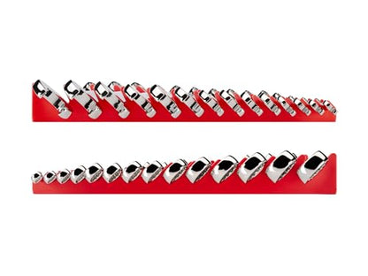 TEKTON Combination Wrench Set with Rack, 14-Piece (6-19 mm) | WCB91203 - size: 14-pc. (6-19 mm), style: Rack