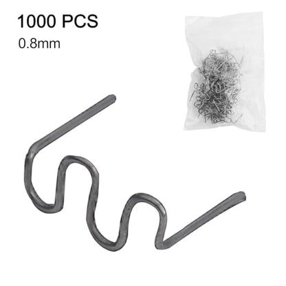 1000Pcs 0.8mm Wave Plastic Welding Staples for Hot for stapler Kit Car Bumper Repair Stainless Steel