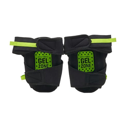 AWP Gel Pro Comfort Hinge Knee Pads | Dual Gel/Foam Padding + Comfort Hinge Design | Non-Marring Cap, Breathable Straps | Jobsite Knee Protection for Flooring, Construction & Landscaping - size: 1 Pair, style: Gel Pro Foam Padding Knee Pads