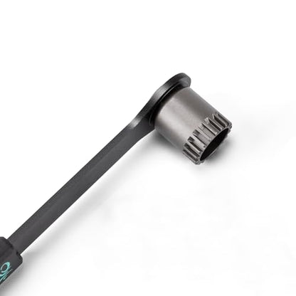 Bike Bicycle Bottom Bracket Removal Tool With Long Handle - Compatible with Standard 20-Tooth Cartridge Type Bottom and Shimano, Octalink, ISIS Splined Bottom Brackets - style: CT-B03