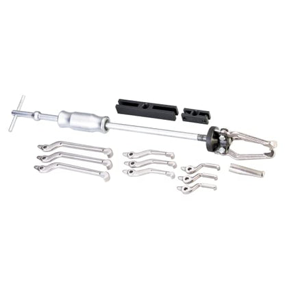 OTC 1178 Reversible 2-1/2 lb. Slide Hammer Puller Set - 2/3 Jaw with Multiple Jaws and Attachments