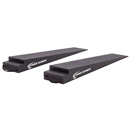 Race Ramps 2-Pack RR-TR-7 Trailer Ramp, Lightweight & Non-Scratch for Maintenance & Display, 7" - Portable Automotive Platform Riser for Loading, Oil Changes and Garage Use