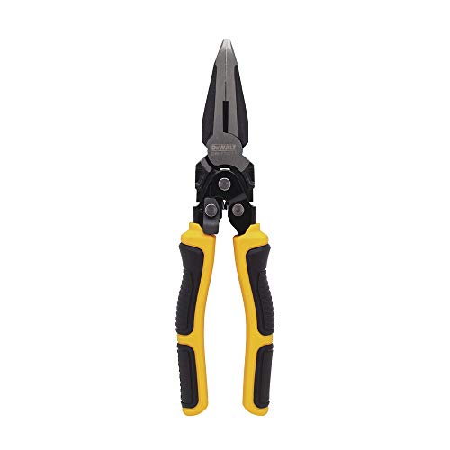 DEWALT DWHT70277 Compound Action Long Nose Pliers 9 Inch , Black