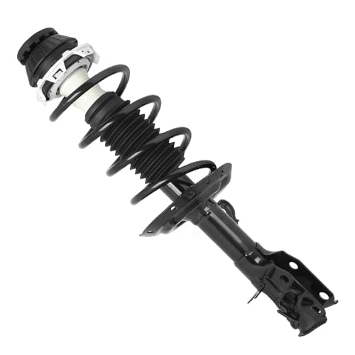 Detroit Axle - 2 Front Quick Struts for 2009 2010 2011 2012 2013 2014 Honda Fit [Excludes Electric Models], Complete Struts with Coil Spring Assembly Replacement Install Ready Strut Suspension Shock - size: 11311_11312/Pair