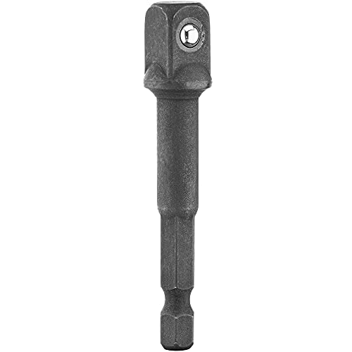 DEWALT DW2542 1/4-Inch Hex Drive to 3/8-Inch Socket Adapter , Silver - size: 1 Count (Pack of 1), style: ADAPTER
