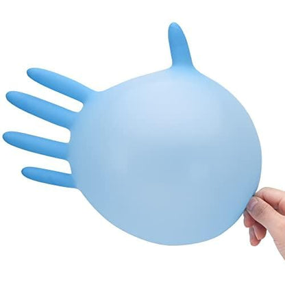 SwiftGrip Disposable Nitrile Exam Gloves, Blue, Latex Free, Medical Gloves for Cleaning, Food-Safe, Powder Free, Non-Sterile - size: Small