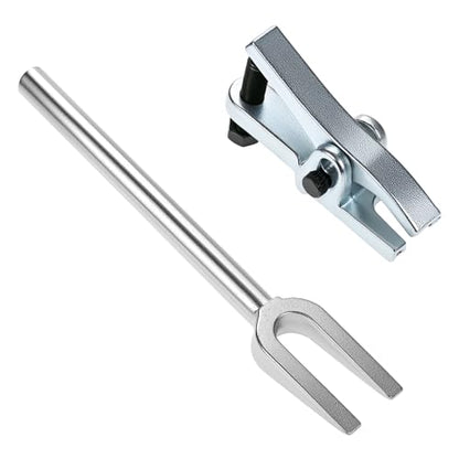 QWORK Ball Joint Separator, 15/16 Inch Pickle Fork Tool, Steel Tie Rod Removal Tool, Ball Joint Removal Tool Adjusts from 1-1/3" to 2-1/8"