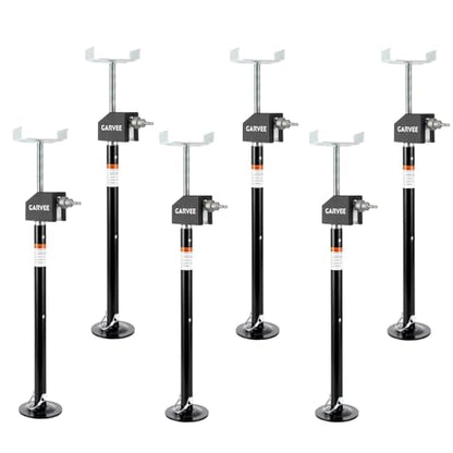 Garvee RV Slide Out Support Jacks (Set of 6) - 30,000lb Heavy Duty Rv Stabilizer Jacks Support, 21"-49" Quick-Lift Adjustable - Power Drill & Hand Crank Compatible for Campers, Travel Trailers & RVs - size: 6 Pack