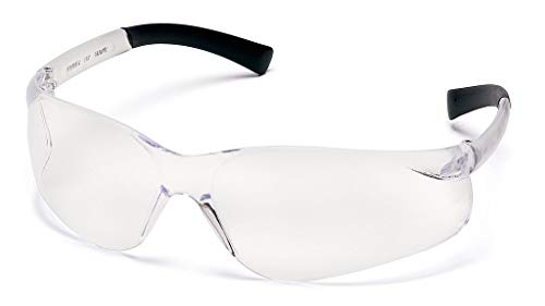 Pyramex Ztek Safety Glasses ANSI Z87+ - color: Clear Lens/ Clear Frame With Dp1000 Earplugs, size: One Size (Single)