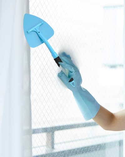 Pro Glass Windshield Cleaner Tool Kit | Extendable 20" Handle, Pivoting Head, 2 Reusable Lint Free Microfibers, Storage Bag, For Auto Windshield, Cars, Trucks, RV's