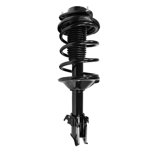Detroit Axle - 2pc Front Struts for 2000 2001 2002 Subaru Legacy Quick Complete Struts with Coil Spring Assembly Replacement Suspension Shock - size: 11851_11852/Pair