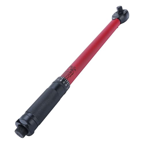 Aramox 1 2 Inch Drive Ratchet Wrench High Carbon Steel Arrow Storage Case Drive Click Wrench 20 to 230 N M 72 Tooth for Car Maintenance Mechanics and Garage Use