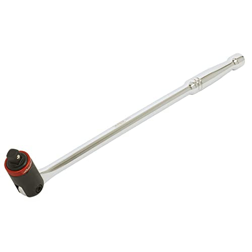 ARES 40012 – 1/2-Inch Drive Ratcheting Breaker Bar – 24-Inch Length – 24 Tooth Ratchet Design Features Reversible Ratchet Collar - size: 1/2-Inch Drive, style: 24-Inch Ratcheting Breaker Bar