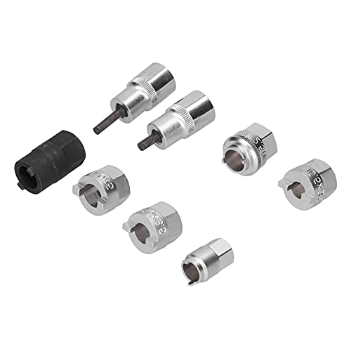 8pcs Suspension Strut Nut Sockets Removal Disassembly Tool Set, Car Repairing Tools, Shock Absorber Strut Removal Kit with Storage Box, for MK2 and Other Vehicle, High Quali