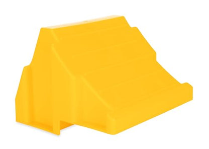 Camco Camper/RV Leveling Block Wheel Chocks - Stabilize & Center Wheels Easier - Helps Eliminate Dangerous Tire Movement - Sized for Larger Vehicle Tires - 2-Pack (44401)