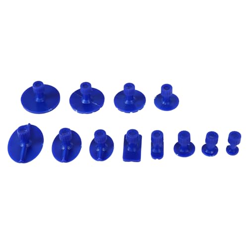 Air Pneumatic Dent Puller Kit, Steel Slide Hammer with 3 Suction Cups 3.15” 4.64” 6.1”, Car Auto Body Dent Repair Kit with 12 Puller Tabs, Dent Removal Hammer Tools Hand Tool