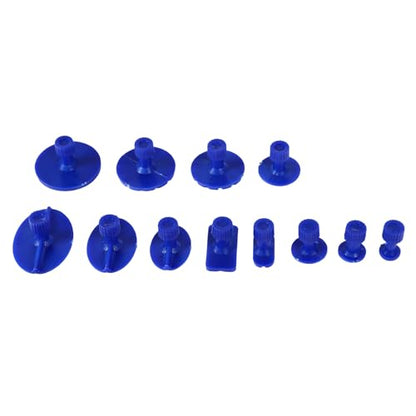 Air Pneumatic Dent Puller Kit, Steel Slide Hammer with 3 Suction Cups 3.15” 4.64” 6.1”, Car Auto Body Dent Repair Kit with 12 Puller Tabs, Dent Removal Hammer Tools Hand Tool
