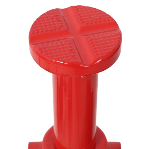 3 Ton 12V Electric Car Jack Kit, Portable Scissor Lift Jack, Auto Lift Floor Jack with Auto-Stop Safety, Emergency Tire Changing Tool for Sedans, SUVs, Red, 17" Max Height