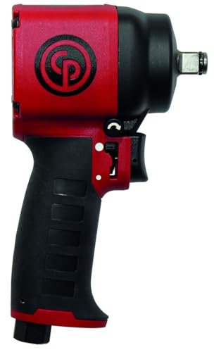 Chicago Pneumatic CP7732C - 1/2 Inch Air Impact Wrench, Pistol Handle, Max Torque Reverse Output 461 ft. lbf / 625 Nm, 9410 RPM, Single Hammer, Industrial Tool, Automotive - size: 1/2" Drive Size