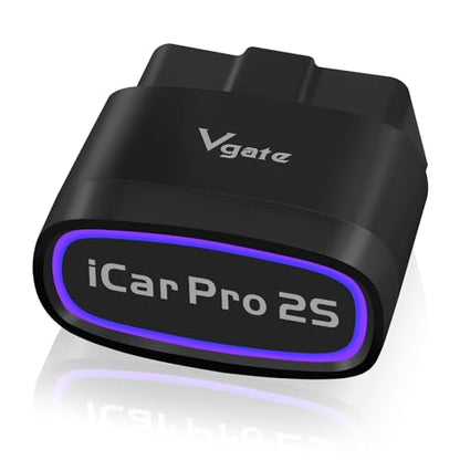 Vgate iCar Pro 2S Bluetooth 5.2 OBD2 Car Scan Tool for iPhone, Android, and Windows