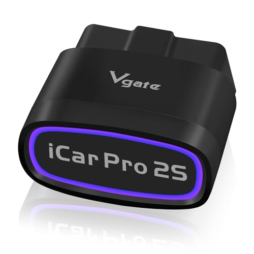 Vgate iCar Pro 2S Bluetooth 5.2 OBD2 Car Scan Tool for iPhone, Android, and Windows