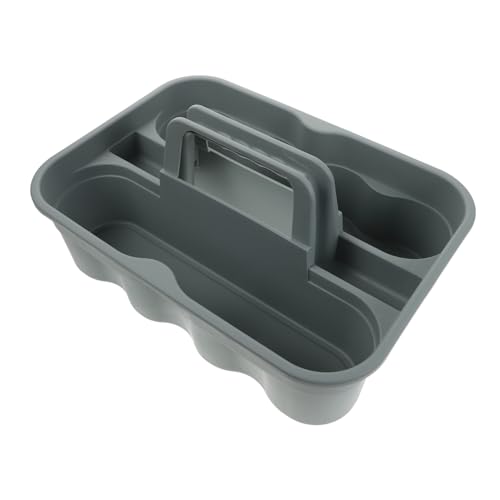 GANAZONO Plastic Storage Bin Basket Portable Cleaning Supplies Tote Storage Organizer for Car Home Office