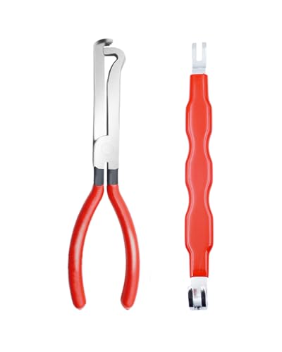 Electrical Disconnect Pliers Set – Automotive Terminal Removal Tool Kit for Cars, Fuel Line Disconnect Tool-Quick-Release Car Truck Repair (2PCS) - color: 2pcs