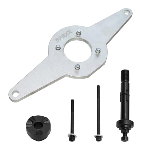 DPTOOL Vibration Damper Holding Tool Replace T10531 | Crankshaft Pulley Removal Tool Compatible with Audi Skoda VW 1.8 2.0 4V TFSi EA888 Vibration Damper Assembly 4 Cylinder - size: Gen 1 2