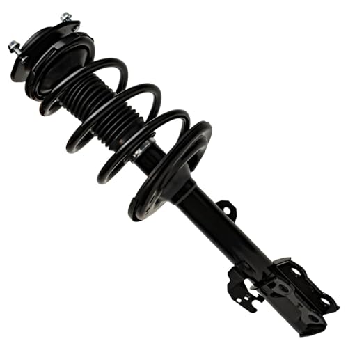 Detroit Axle - 4pc Front Struts Sway Bars for 2009-2012 Toyota Venza | 2 Struts & Coil Spring Assembly 2 Sway Bar End Links 2010 2011 Replacement Suspension Ready Strut Shock Kit - size: 4QS47215/ sway kit