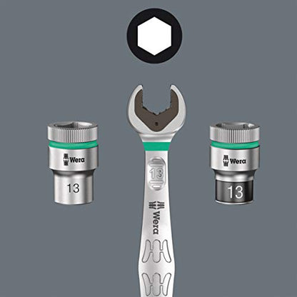 Wera 05020022001 Joker Ratcheting Combination Set, 6 Piece