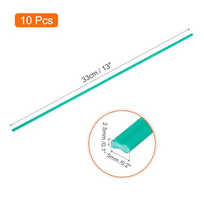 MECCANIXITY 10pcs 13 Inch Plastic Welding Rods PVC Welding Strips Welder Rods for Plastic Welder,Car Bumper, Kayak Repair, Green - color: Green, size: 13 Inch