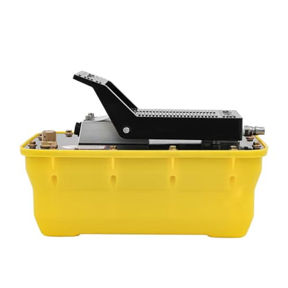 Hydraulic Air Foot Pump, 70 MPA High Pressure Pump 0.6Gal Air Hydraulic Pump Engineering Plastic Foot-Operated Pumps with Air Hose for Heavy Machinery Rigging Auto Repair Auto Body Frame Machines - size: Hydraulic Foot Pump