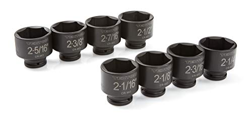 TEKTON 3/4 Inch Drive Impact Socket Set, 8-Piece | 4893 - size: 8-Piece (2-1/16 - 2-1/2 in.)