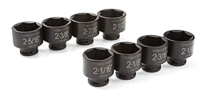 TEKTON 3/4 Inch Drive Impact Socket Set, 8-Piece | 4893 - size: 8-Piece (2-1/16 - 2-1/2 in.)