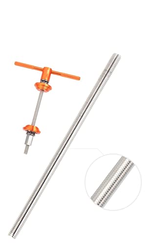 Bike Headset Press Tool - Bicycle Headset Bearing Press-in Tool - Bike Headset Cup and Bottom Bracket Press Installer Accessories - color: Orange with 1 thrust bearing