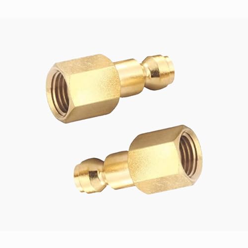 1/4 Inch NPT Coupler and Plug Kit, Automotive Type C | 14 Piece, Solid Brass Quick Connect Air Fittings Set - size: Coupler and Plug Kit 14 Piece