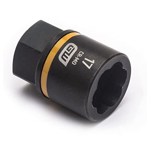 GEARWRENCH 3/8" Drive Bolt Biter Impact Extraction Socket 17mm - 84773 - size: 3/8 Drive, 17mm, style: METRIC
