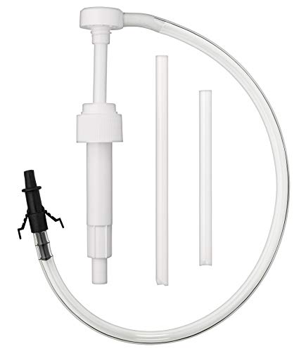 Slippery Pete - Fluid Pump for Standard Quart Bottles - 8cc per Pump Stroke and 3rd Hand Adapter, Transfer Gear Oil, Transmission and Differential Fluid (28mm) - size: 28mm