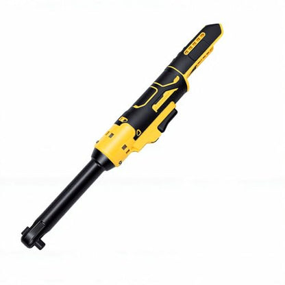 GOTOTOP 3 8 Inch Cordless Ratchet Wrench Electric Ratchet Tool ABS Carbon Steel with Reinforced 6.3 Inch Head 1 2 and 1 4 Adapters for Tight Spaces Automotive Repair Mechanics