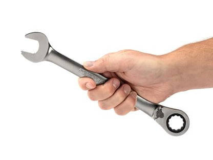 TEKTON 20 mm Reversible 12-Point Ratcheting Combination Wrench | WRC23420 - size: 20 mm, style: Metric