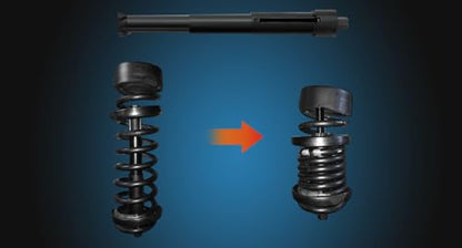 8milelake Suspension Coil Spring Compressor Repair Tools Compatible for Mercedes Benz Cadmium Plated