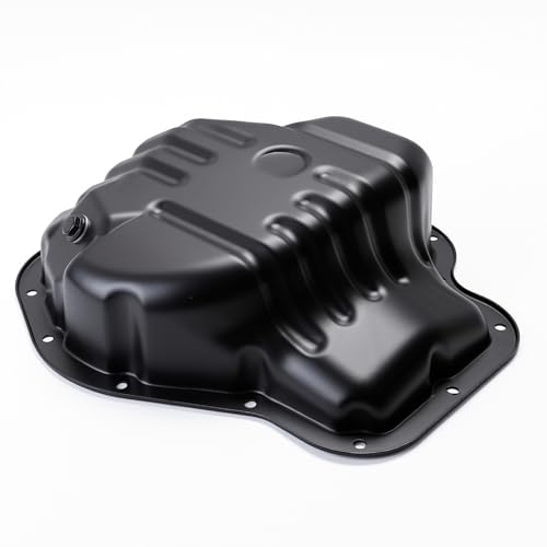 Oil Pan w/Drain Plug, Engine Oil Pan for Toyota Camry/Corolla | for Highlander/Matrix/RAV4/Solara 2001-2007&2009-2013, for Scion tC 2005-2010, L4 2.4L, 121010H010, 1210128030, 264-317 - size: for Camry/Corolla/RAV4 01-07 09-13 2.4L