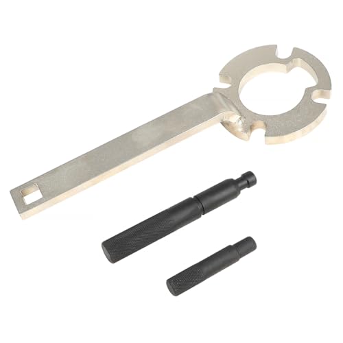 DPTOOL Crankshaft Pulley Holding Tool Holder Wrench Compatible with Volvo C30 C70 S40 S60 S70 S80 V40 V50 V70 XC70 XC90 2.0L 2.4L 2.5L 5 Cyl Diesel Engine Replace 999-5433 303-1179 999-7005 999-7007