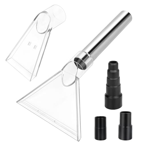 Shop Vac Extractor Attachments with 2-1/2" & 1-7/8" & 1-1/4" | Auto Detailing Vacuum Head Extraction Wet-Dry Vacuum Vac Extractor Attachment for Upholstery, Carpet, Car Detailing