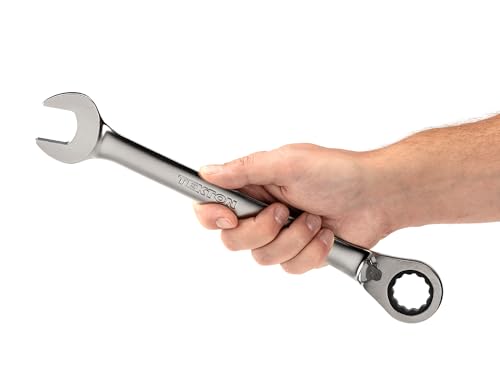 TEKTON 24 mm Reversible 12-Point Ratcheting Combination Wrench | WRC23424 - size: 24 mm, style: Metric