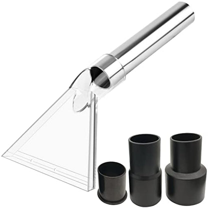 Happy Tree Universal Fit All Shop Vacs with 2-1/2" and 1-7/8" and 1-1/4" Adapters, Large 7-1/2" Extraction Accessory for Upholstery & Carpet Cleaning and Auto Detailing, Shop Vac Extractor Attachment - size: Large
