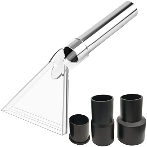 Happy Tree Universal Fit All Shop Vacs with 2-1/2" and 1-7/8" and 1-1/4" Adapters, Large 7-1/2" Extraction Accessory for Upholstery & Carpet Cleaning and Auto Detailing, Shop Vac Extractor Attachment - size: Large
