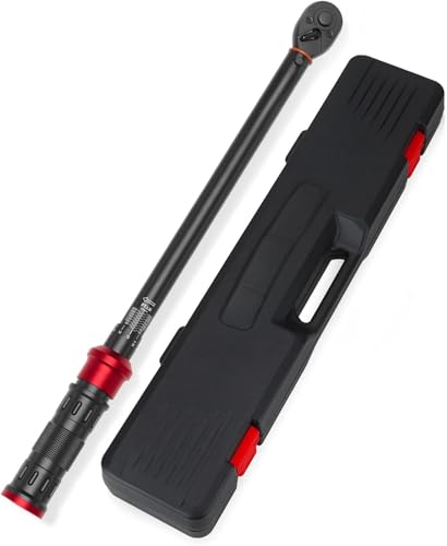 3/8-inch Drive Torque Wrench,Click Torque Wrench for Bicycle, Moto and Car Maintenance (3/8-inch) - size: 3/8-inch