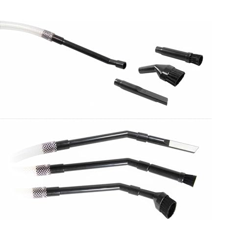 Vacuum Cleaner Attachment Crevice Cleaning Tool Brush Kit Micro Cleaning Kit for Keyboard Compatible with Universal Vacuum Cleaner Attachment